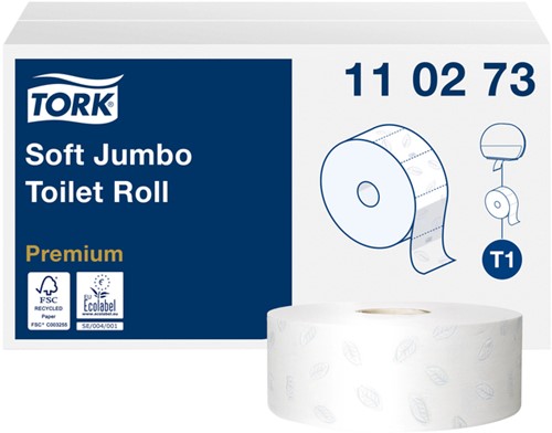 Toiletpapier Tork Jumbo T1 Premium 2laags 110273 6 Rol