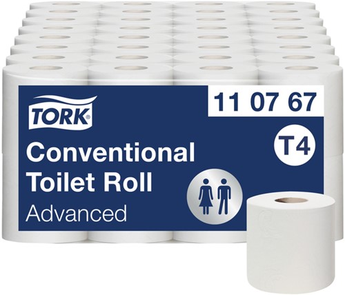 Toiletpapier Tork T4 Advanced 2laags wit 110767 64 Rol