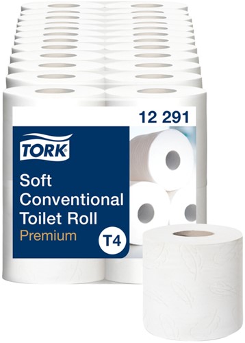 Toiletpapier Tork T4 Premium 2L 198vel 48rol 12291 48 Rol
