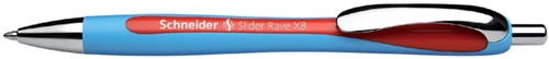 BALPEN SCHNEIDER SLIDER RAVE 0.6MM BLAUW/ROOD 1 Stuk