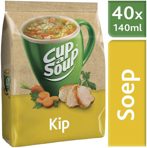 Cup-a-Soup Unox machinezak kip 140ml 40 portie
