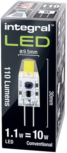 Ledlamp Integral GU4 4000K koel wit 101W 110lumen 1 Stuk